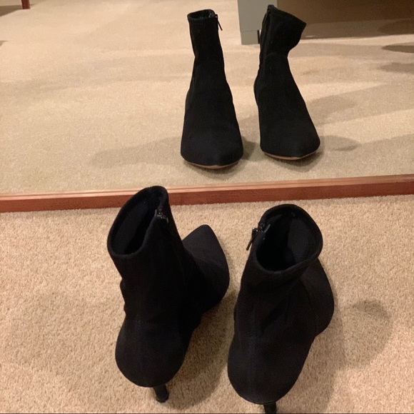 Loeffler Randall Kassidy Kitten Heel Bootie, Black Suede - Picture 10 of 16